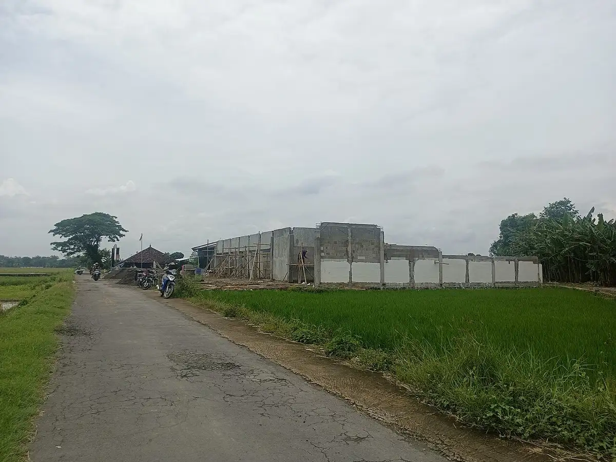 Bangunan Koperasi Merah Putih Desa Jetis di Juwiring, Klaten.