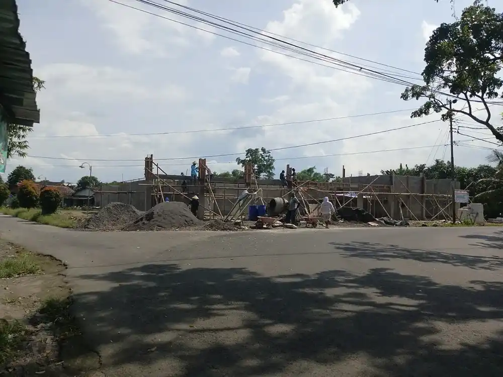 Pembangunan Koperasi Desa Merah Putih di Bulurejo, Klaten.