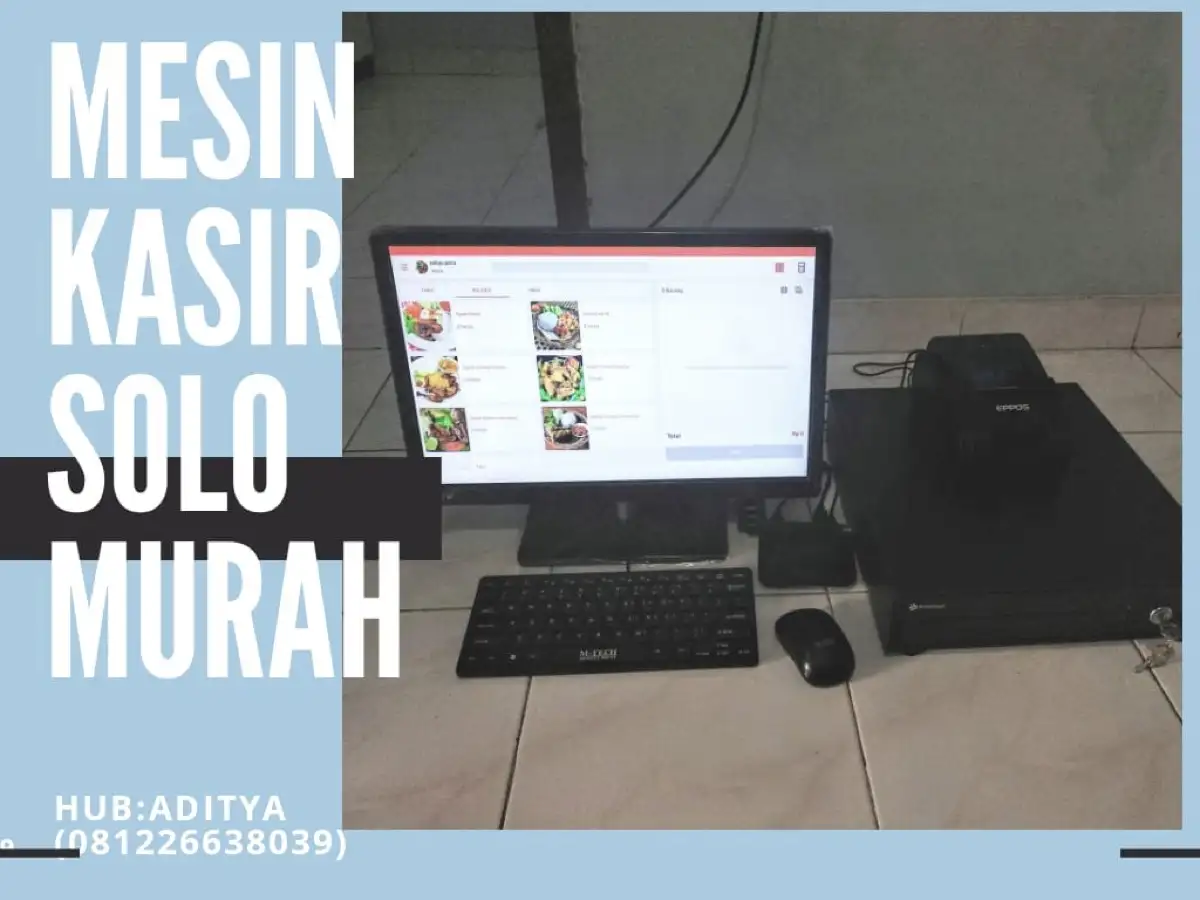 Mesin kasir toko di Indonesia untuk operasional POS koperasi.